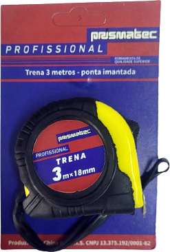 10 PEÇAS - TRENA EMBORRACHADA 3M 18MM